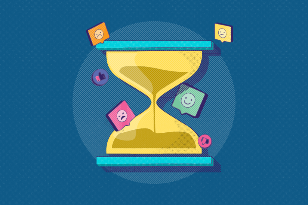Hour glass for blog: How long should a customer be on hold?