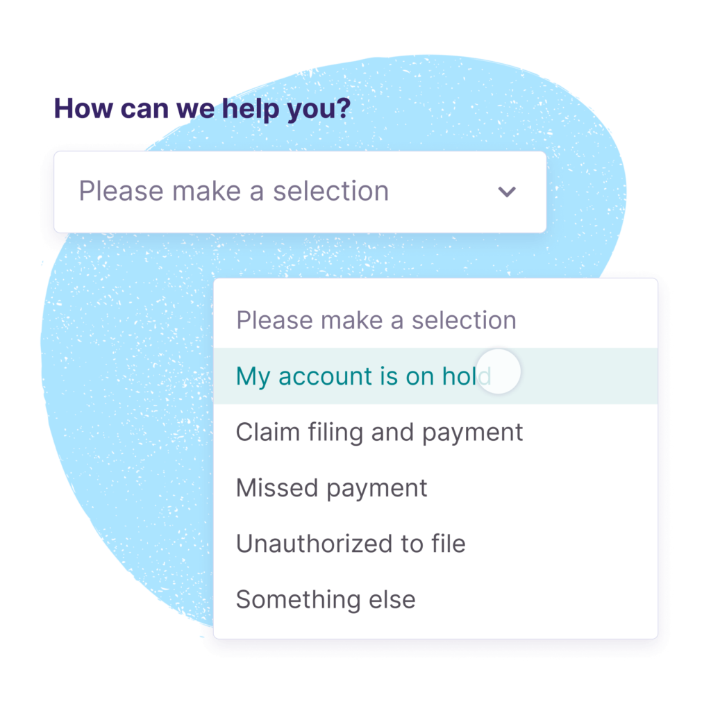 intent dropdown
